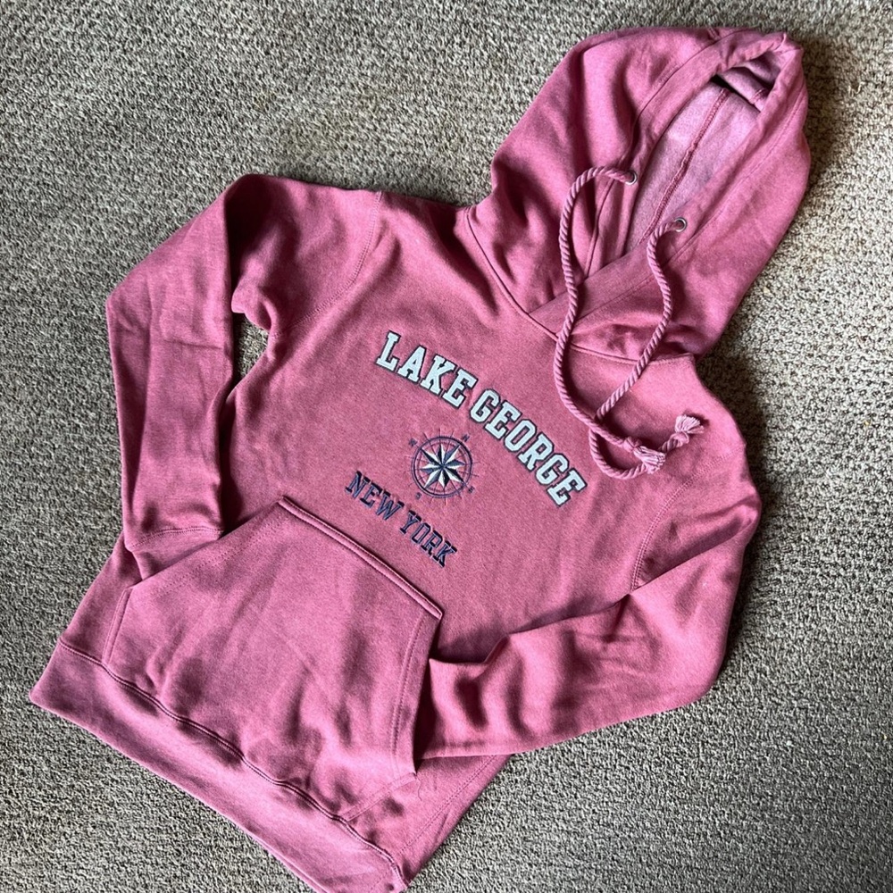 Lake George Women's Pink Hoodie